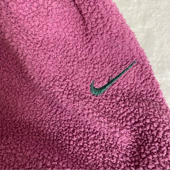 Nike Mauve Fleece Hoodie and Flare Pants Size 6 - Picture 8 of 10